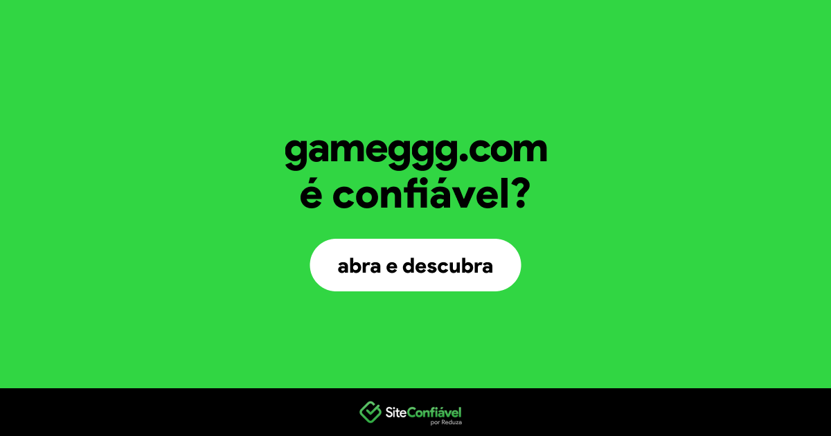 O site gameggg.com é confiável?