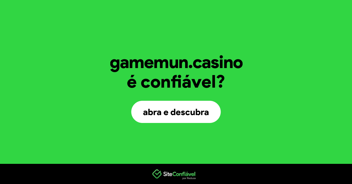 O site gamemun.casino é confiável?