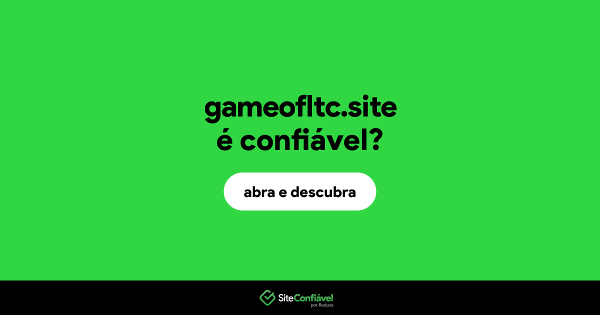 O site gameofltc.site é confiável?
