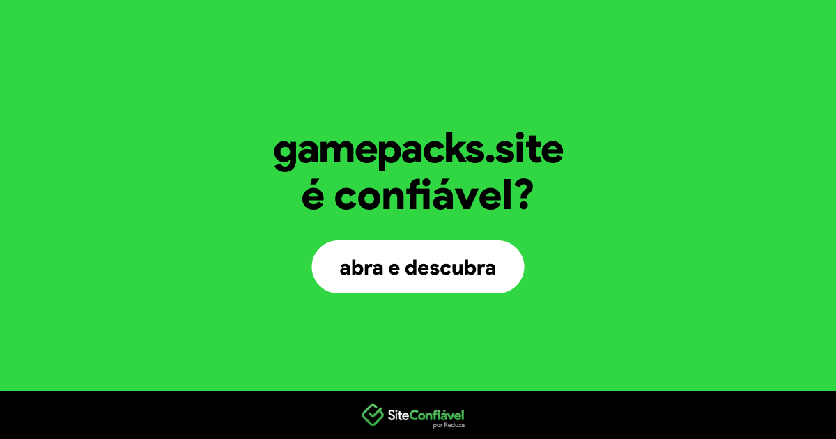 O site gamepacks.site é confiável?