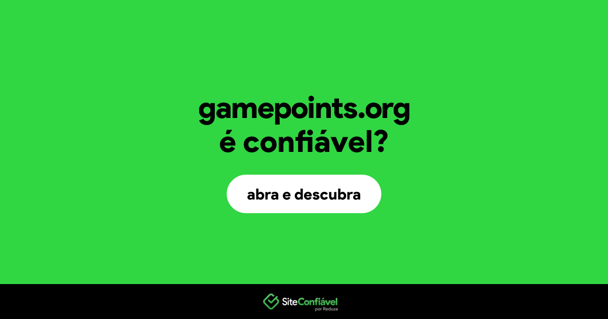 O site gamepoints.org é confiável?