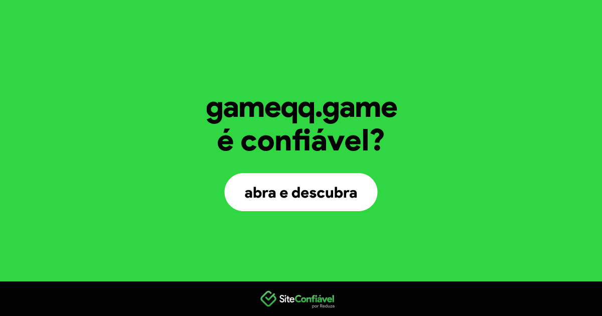 O site gameqq.game é confiável?