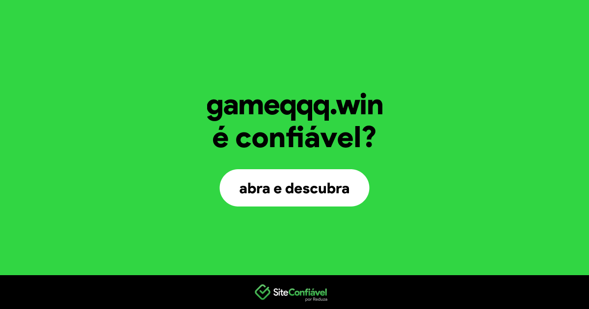 O site gameqqq.win é confiável?