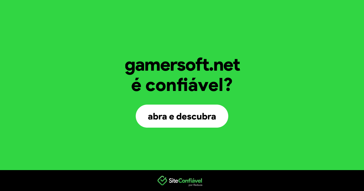 O site gamersoft.net é confiável?