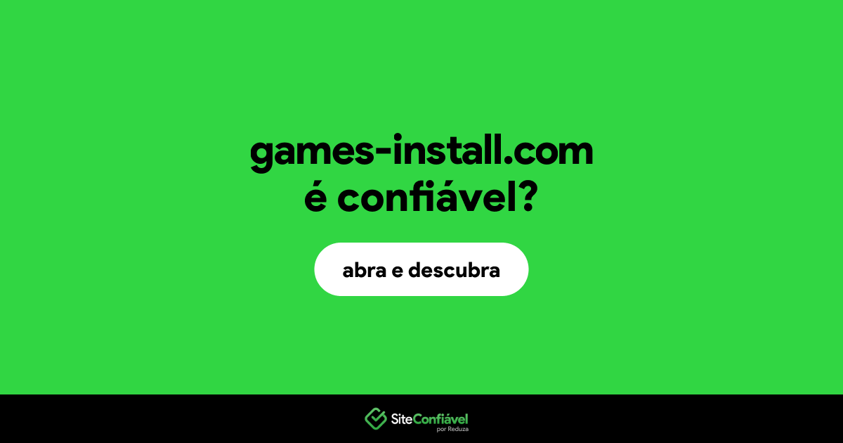 O site games-install.com é confiável?