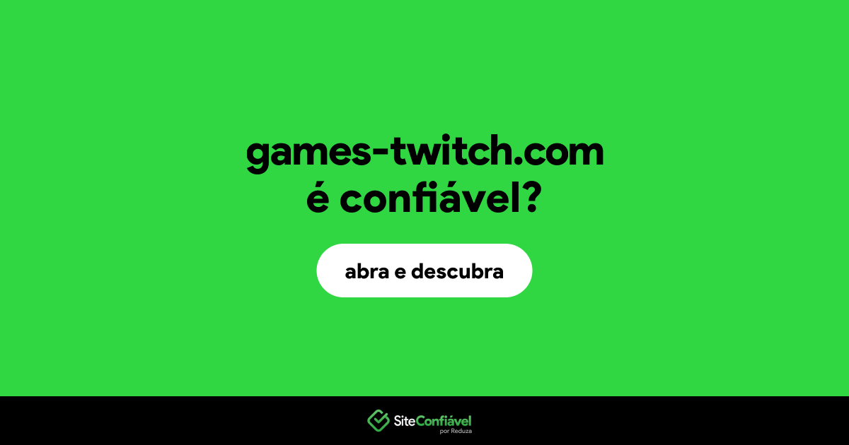 O site games-twitch.com é confiável?