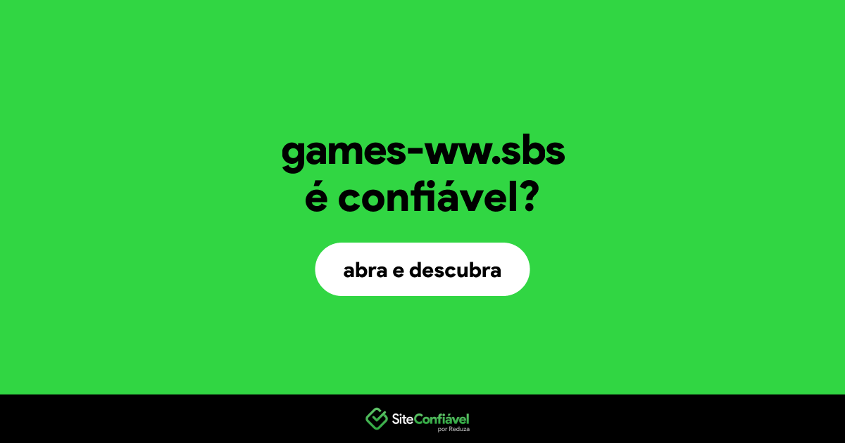 O site games-ww.sbs é confiável?