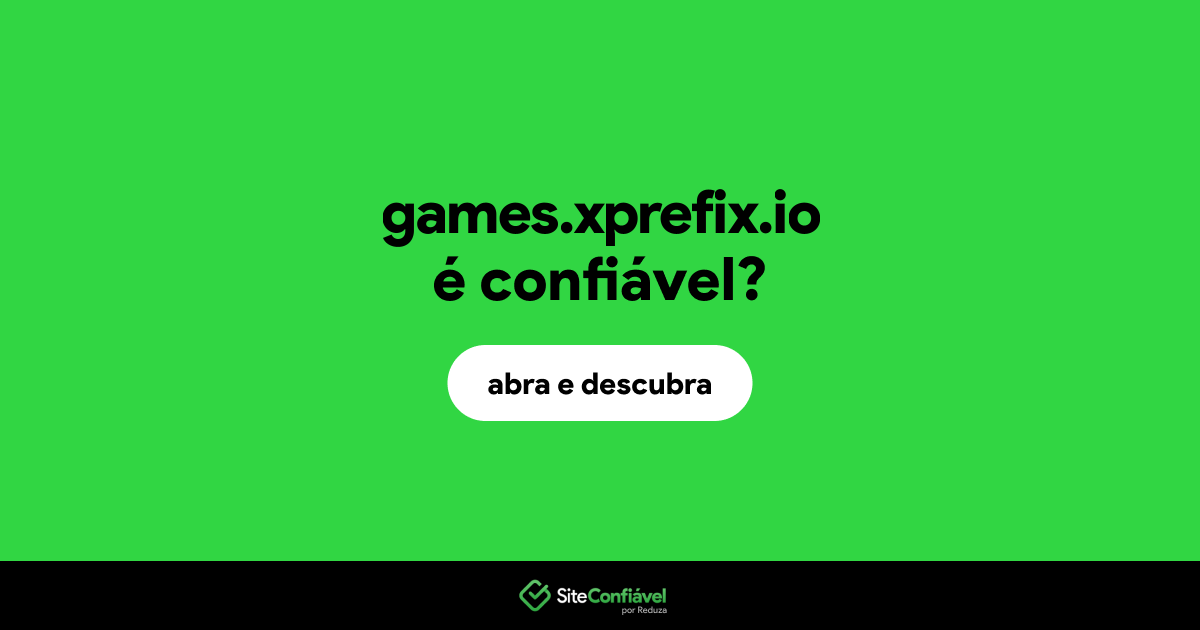 O site games.xprefix.io é confiável?