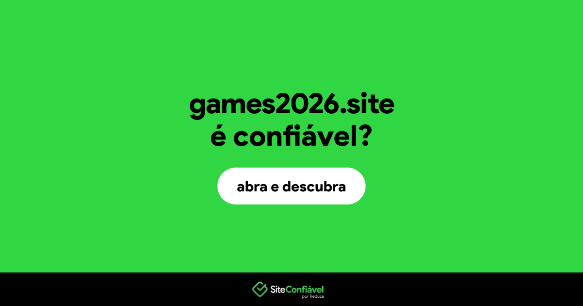 O site games2026.site é confiável?