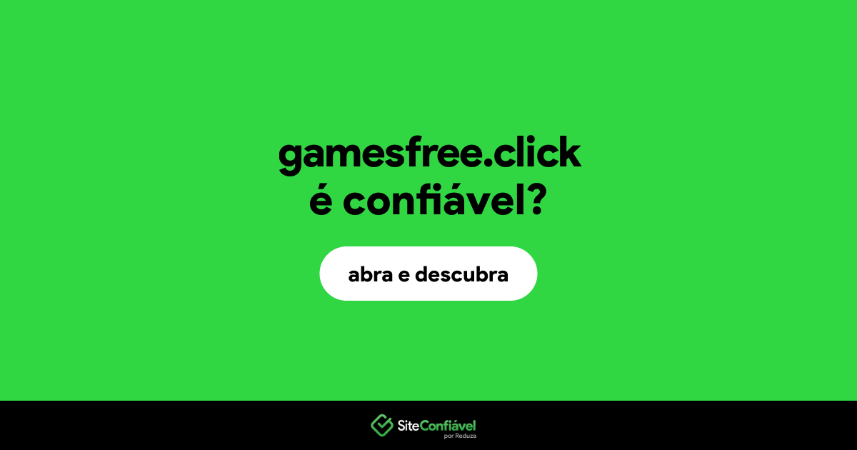 O site gamesfree.click é confiável?