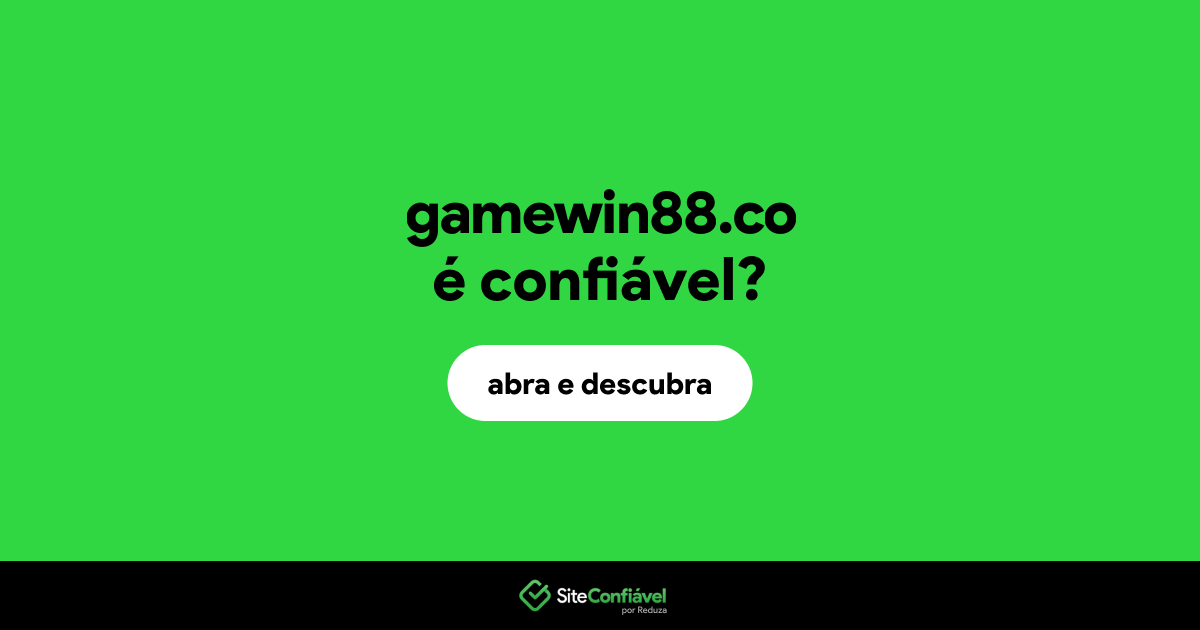 O site gamewin88.co é confiável?