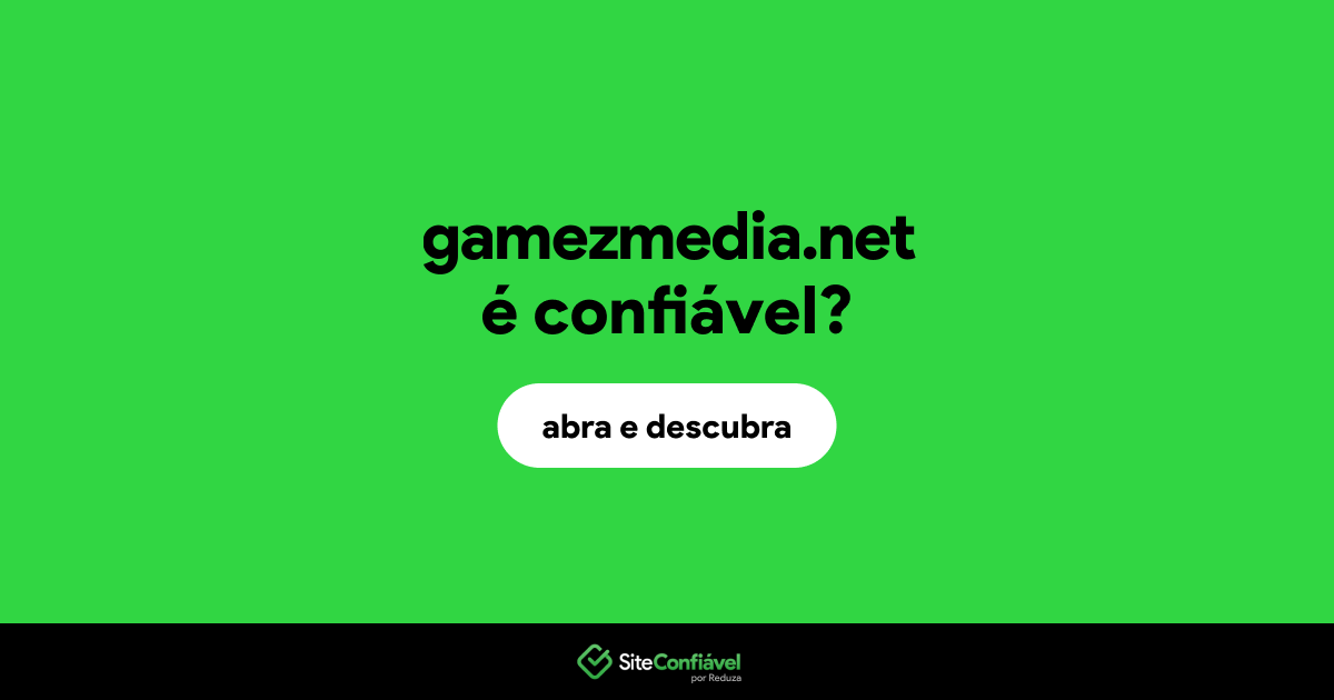 O site gamezmedia.net é confiável?