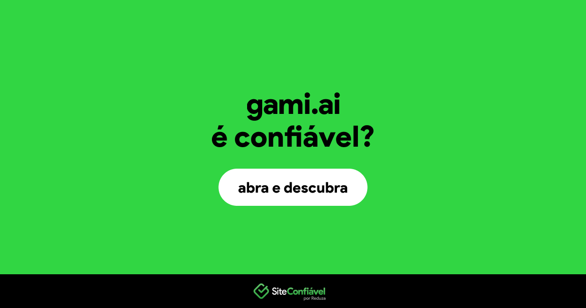 O site gami.ai é confiável?