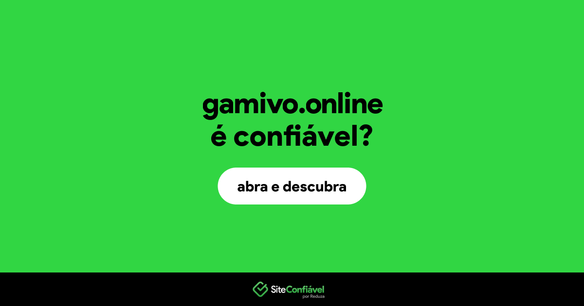 O site gamivo.online é confiável?