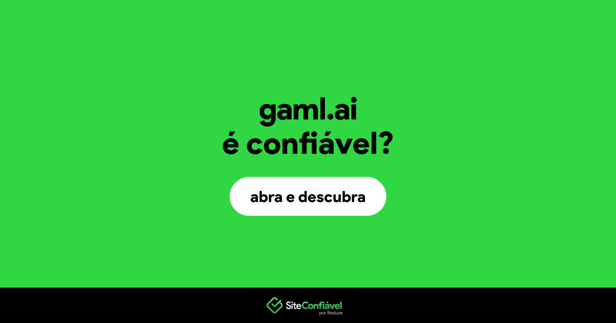 O site gaml.ai é confiável?