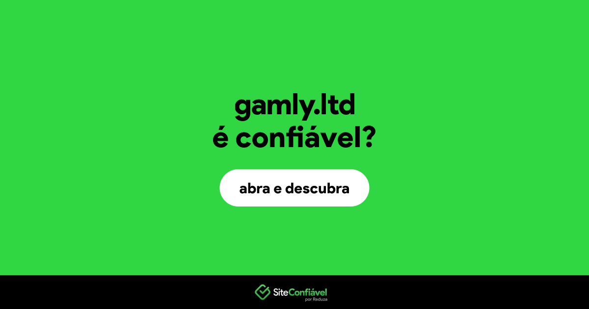 O site gamly.ltd é confiável?