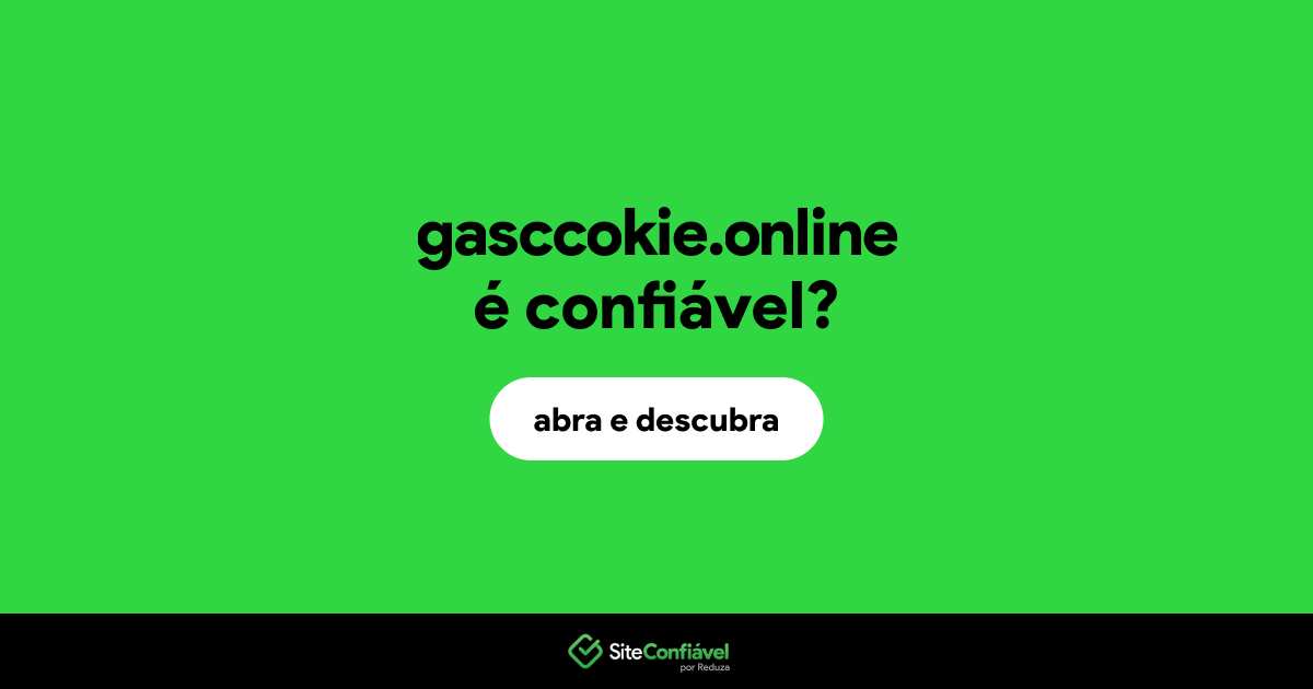 O site gasccokie.online é confiável?