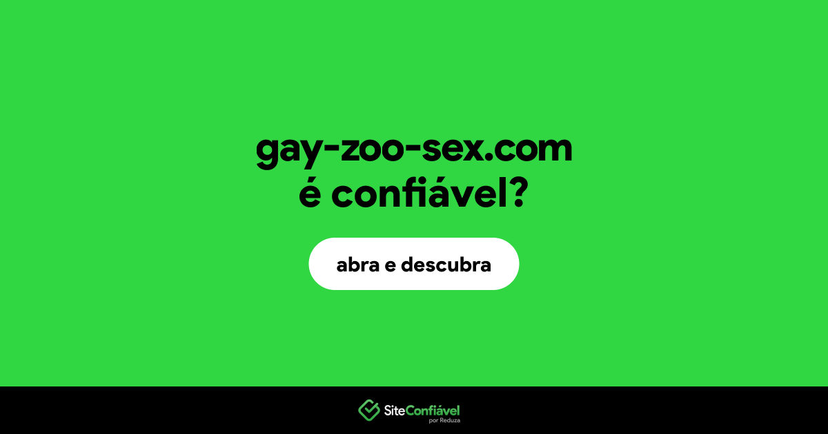 O site gay-zoo-sex.com é confiável?