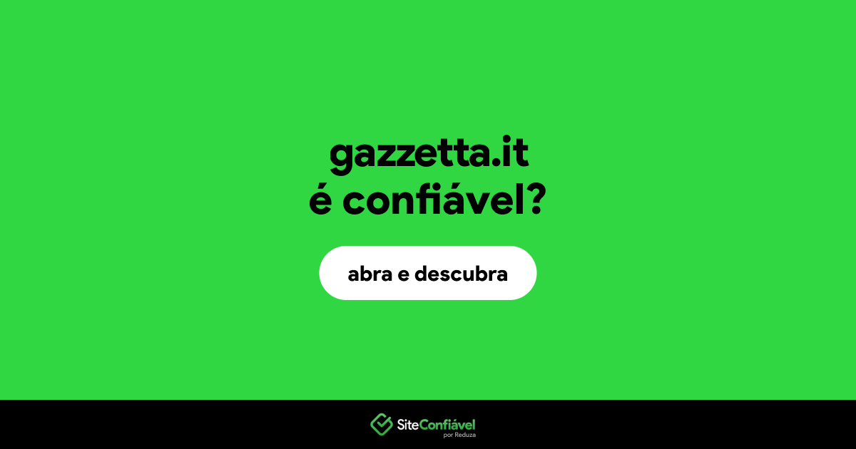 O site gazzetta.it é confiável?
