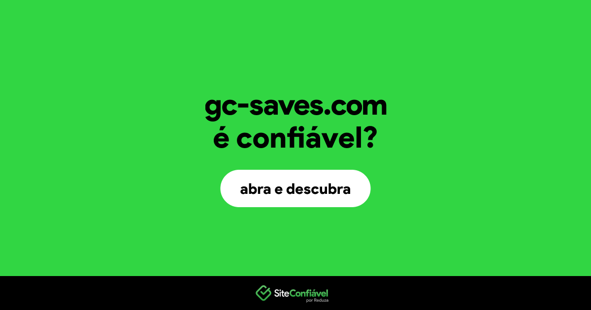 O site gc-saves.com é confiável?
