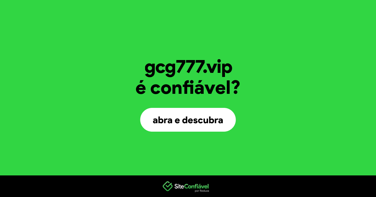 O site gcg777.vip é confiável?