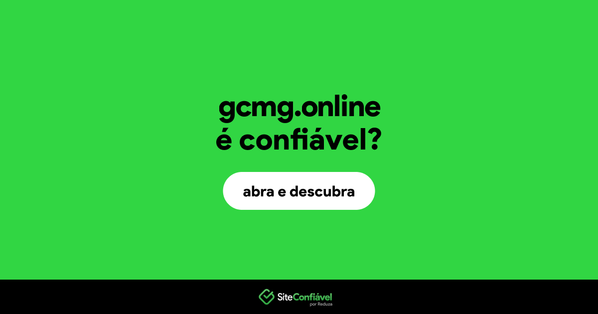 O site gcmg.online é confiável?