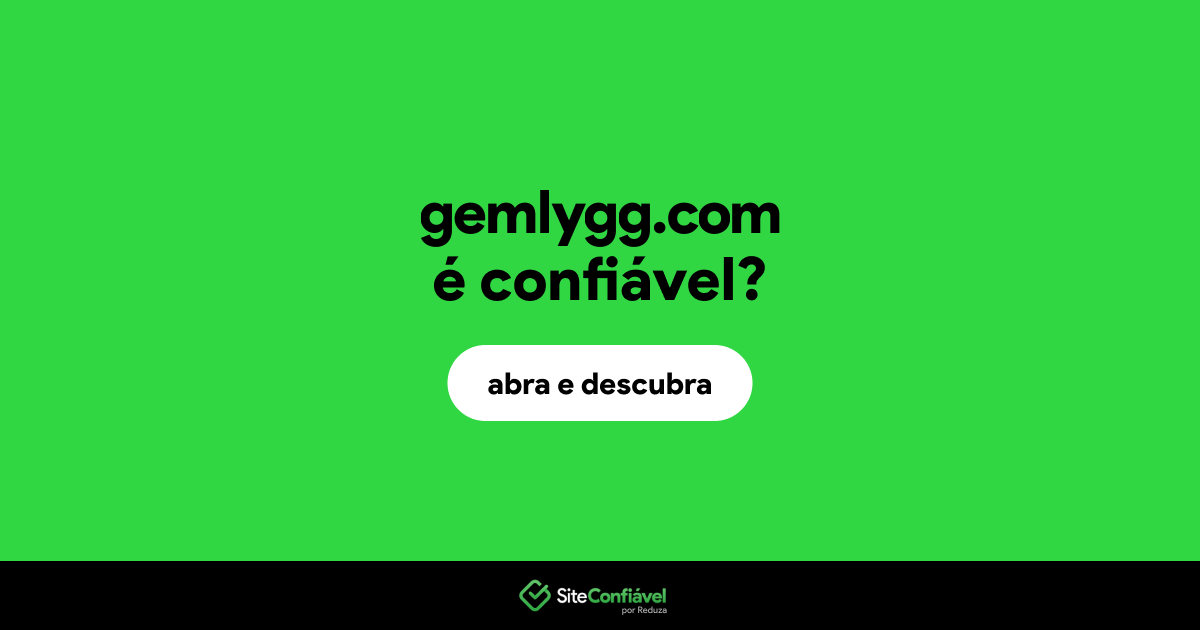 O site gemlygg.com é confiável?