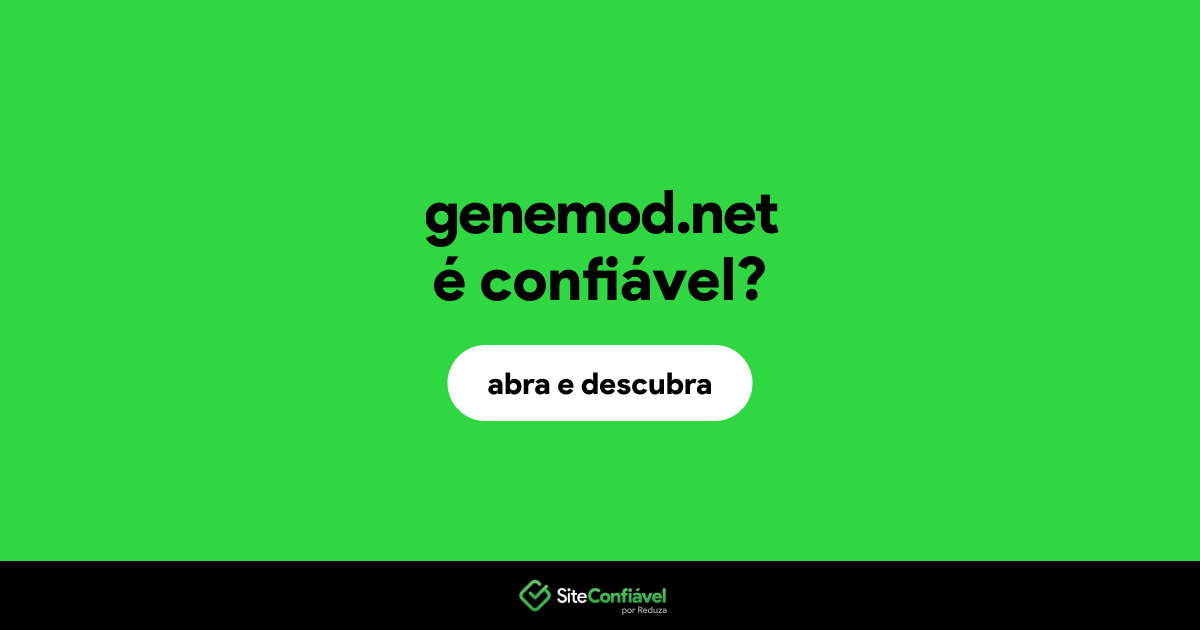 O site genemod.net é confiável?