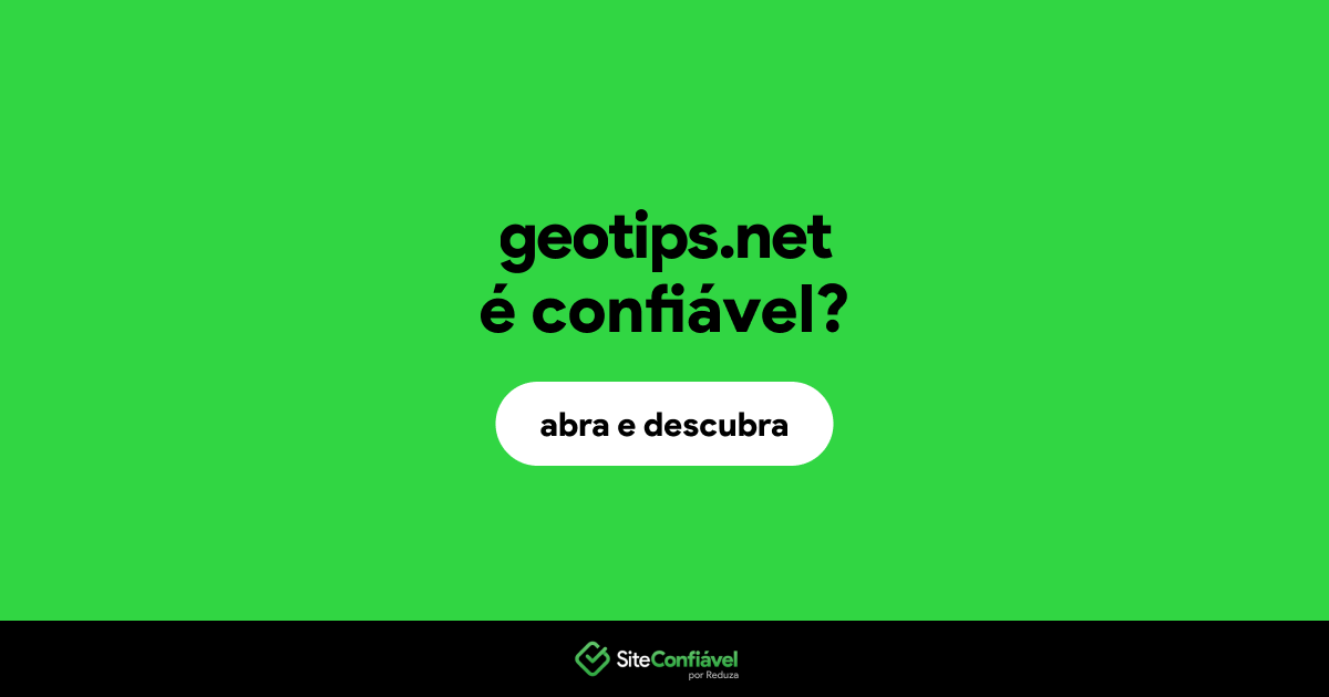 O site geotips.net é confiável?