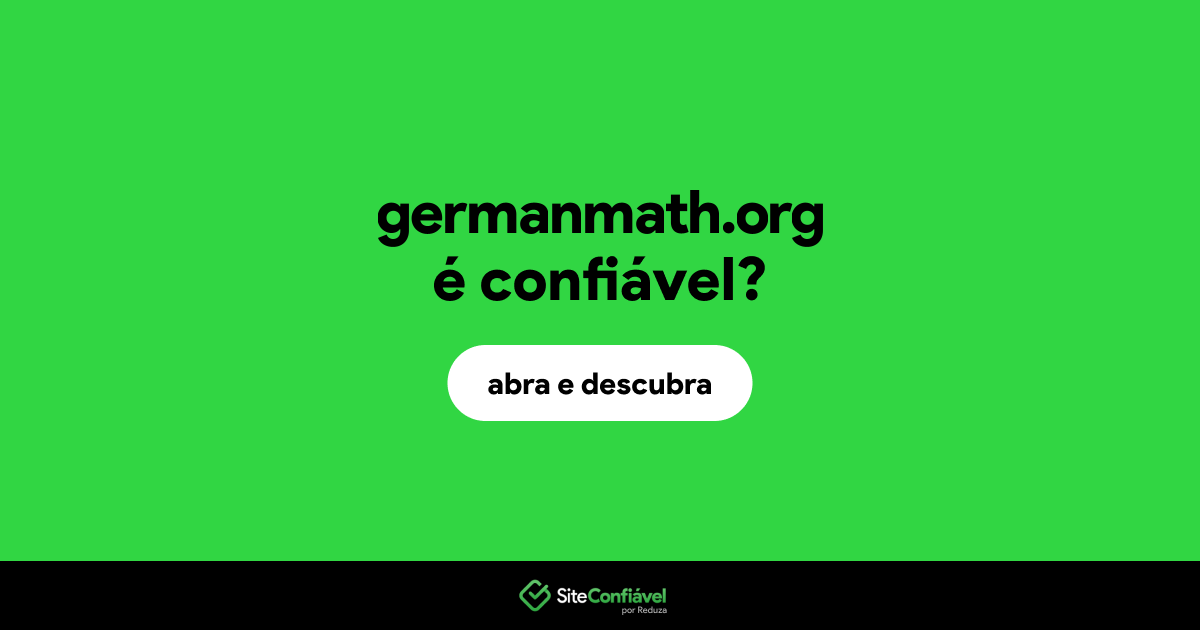 O site germanmath.org é confiável?