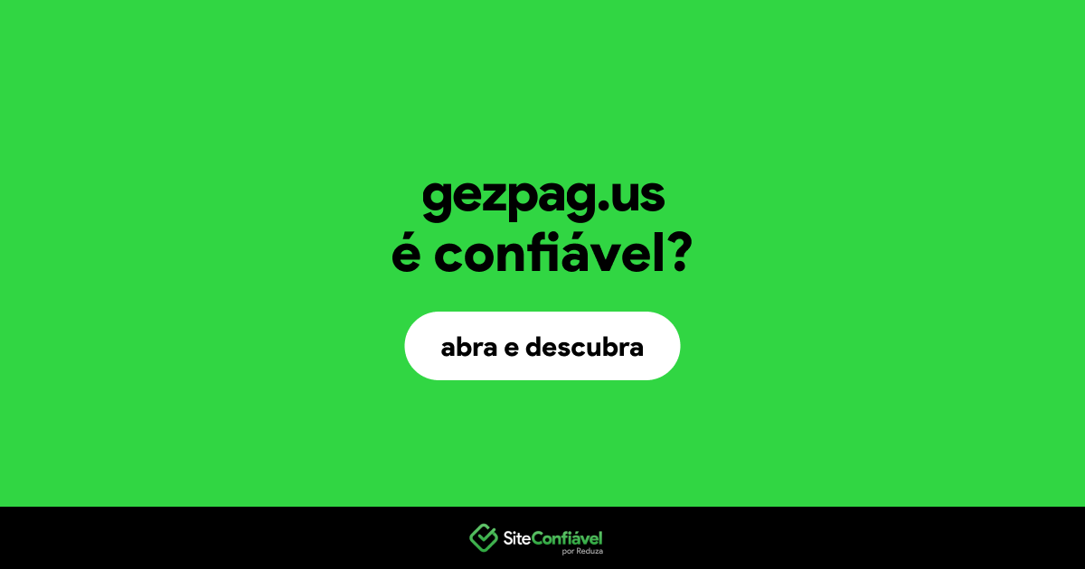 O site gezpag.us é confiável?