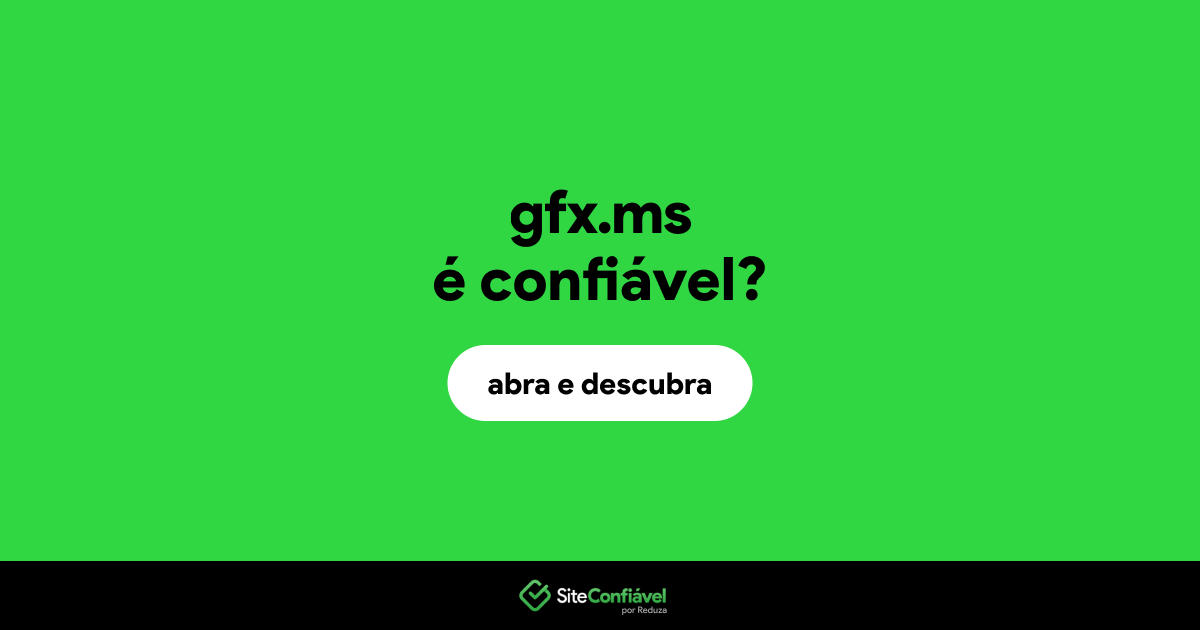 O site gfx.ms é confiável?