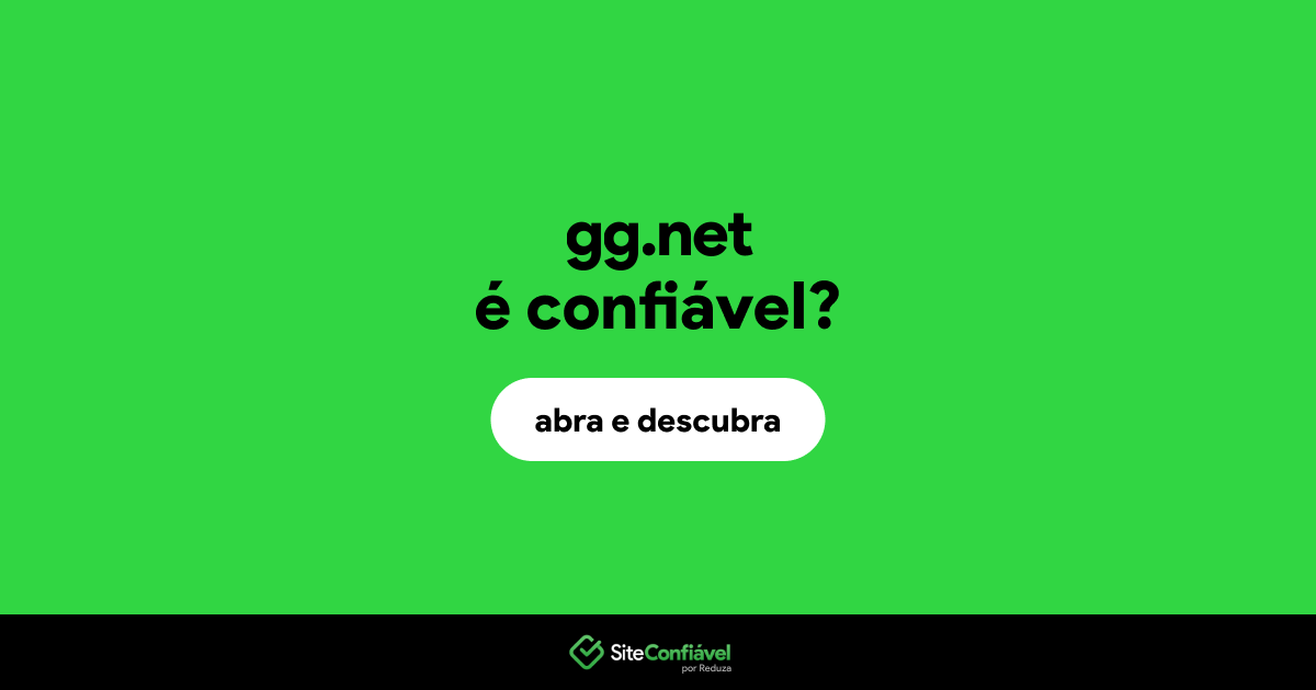 O site gg.net é confiável?