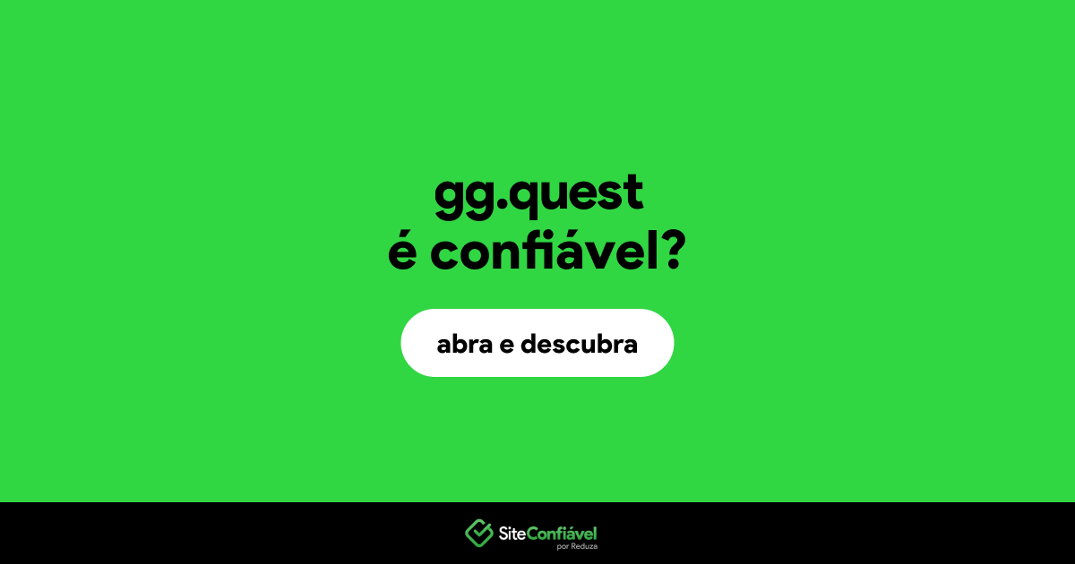 O site gg.quest é confiável?