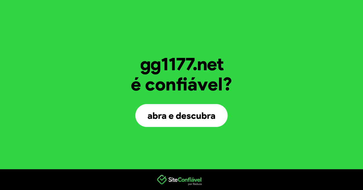O site gg1177.net é confiável?
