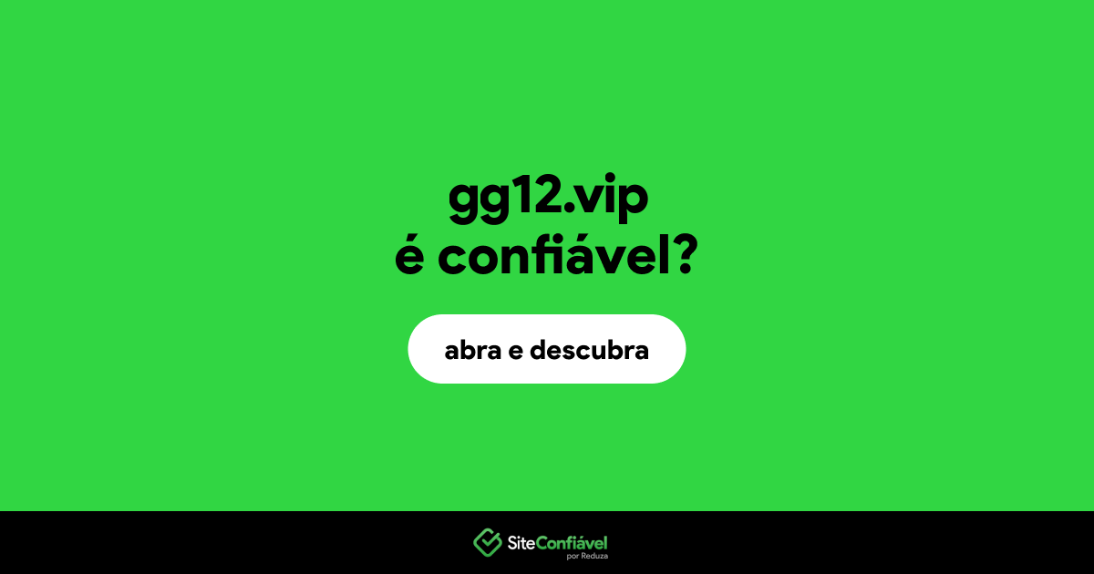 O site gg12.vip é confiável?