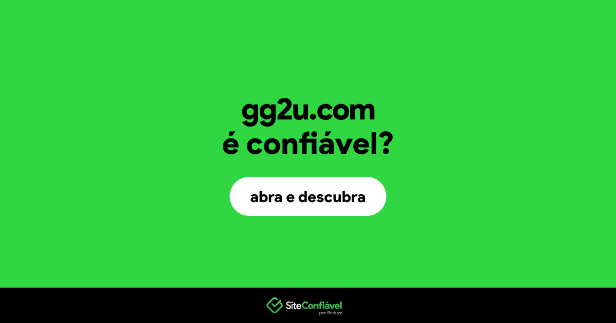 O site gg2u.com é confiável?