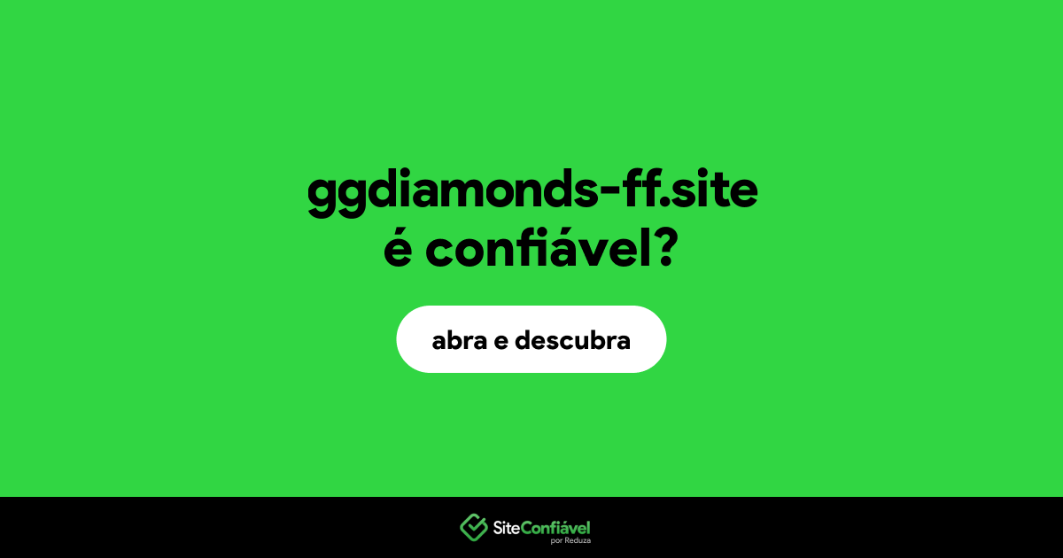 O site ggdiamonds-ff.site é confiável?