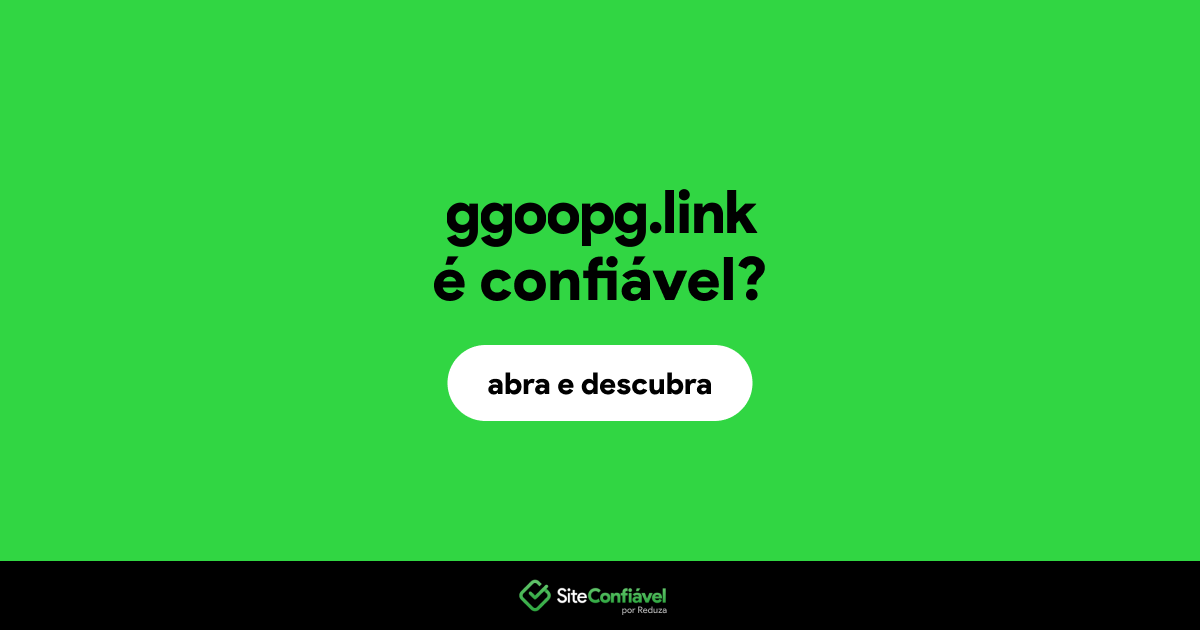 O site ggoopg.link é confiável?