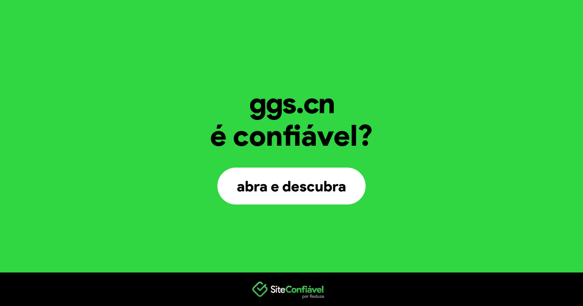 O site ggs.cn é confiável?