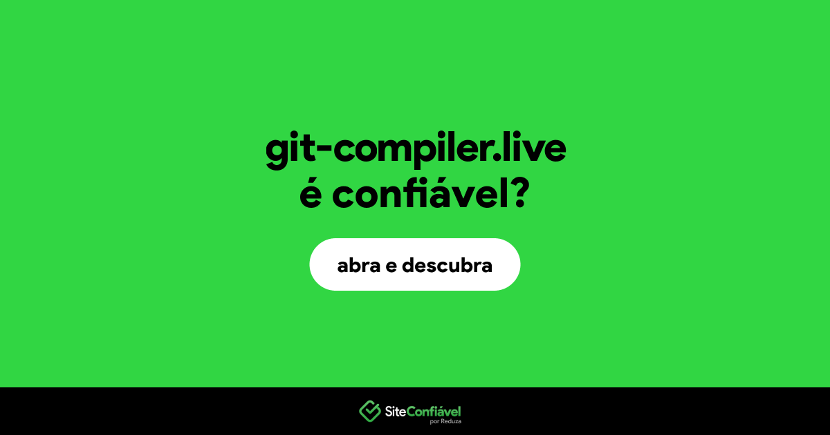 O site git-compiler.live é confiável?