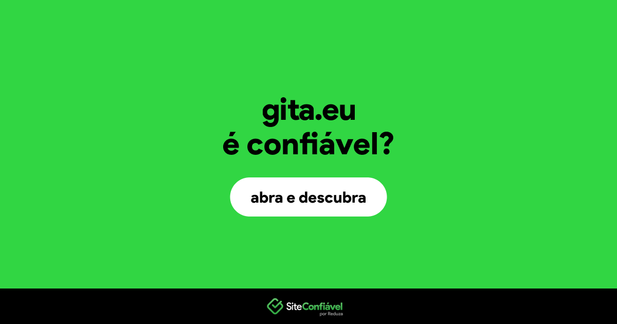 O site gita.eu é confiável?