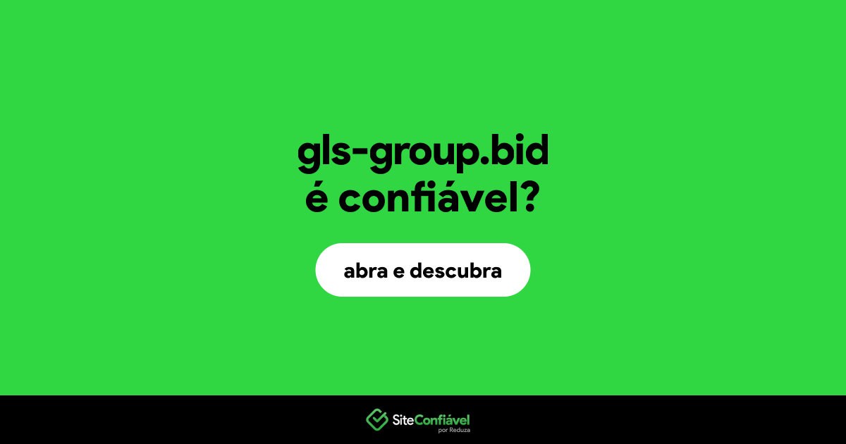 O site gls-group.bid é confiável?