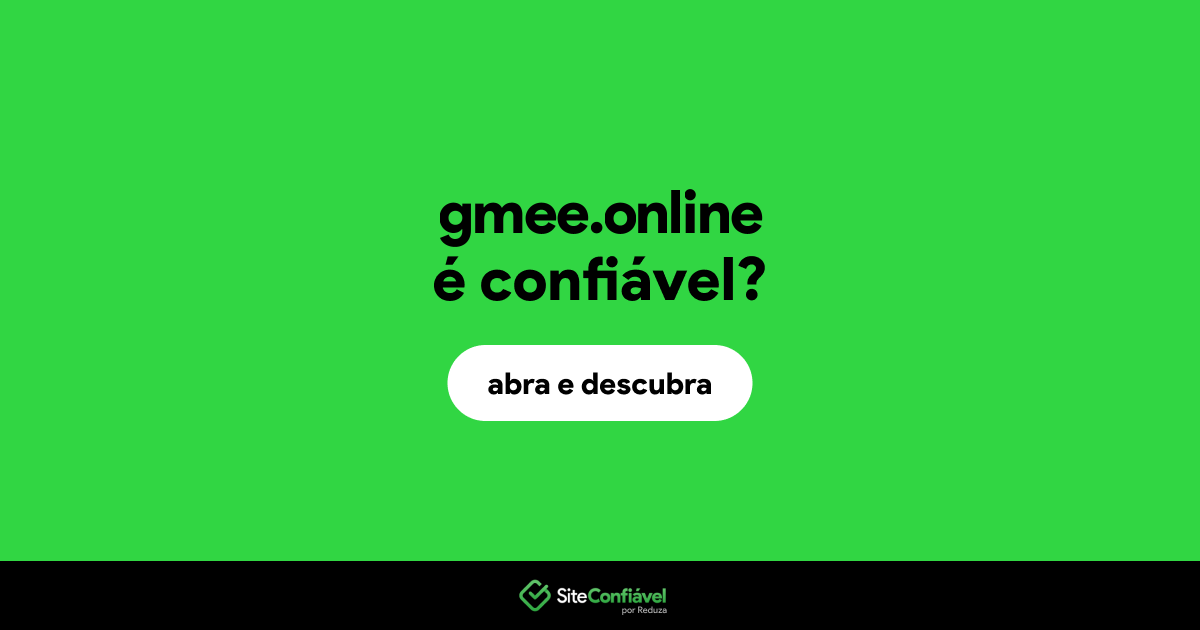 O site gmee.online é confiável?
