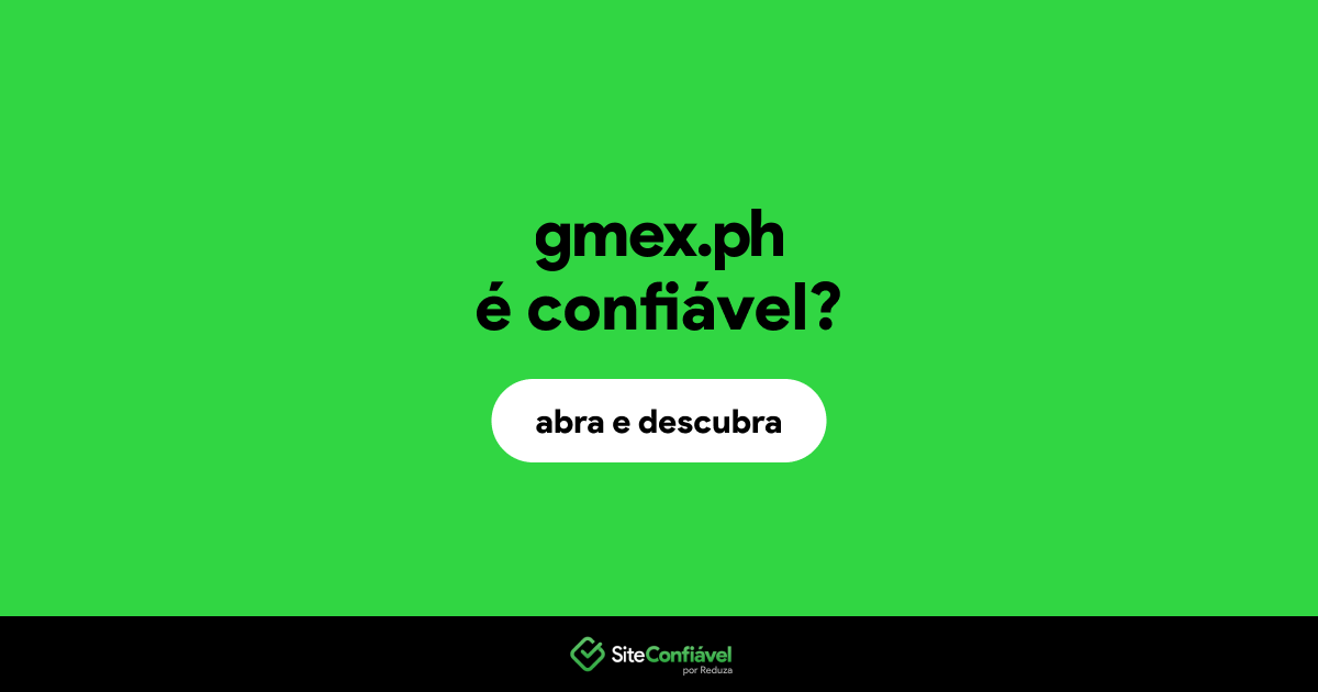 O site gmex.ph é confiável?