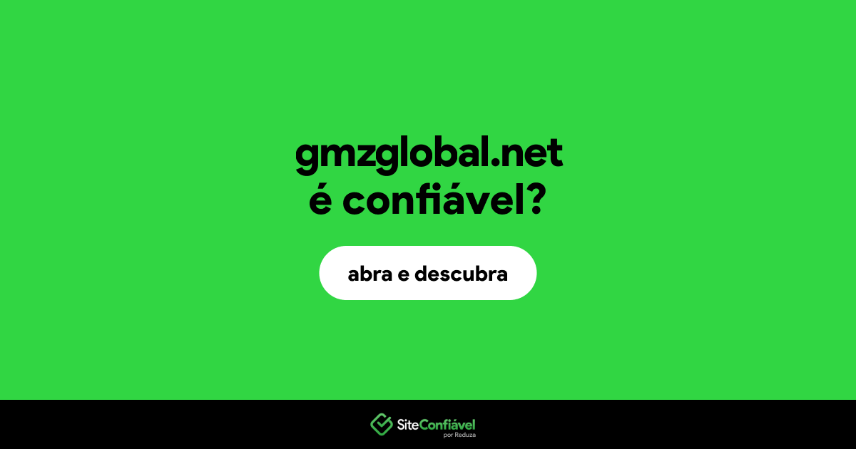 O site gmzglobal.net é confiável?
