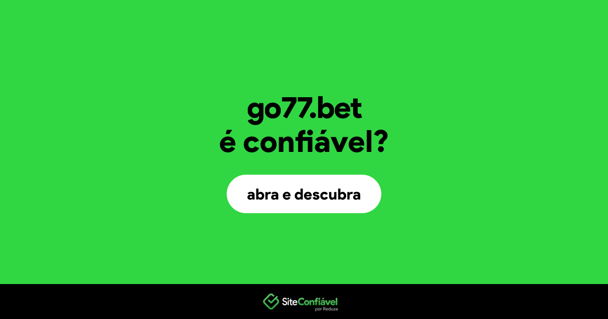O site go77.bet é confiável?