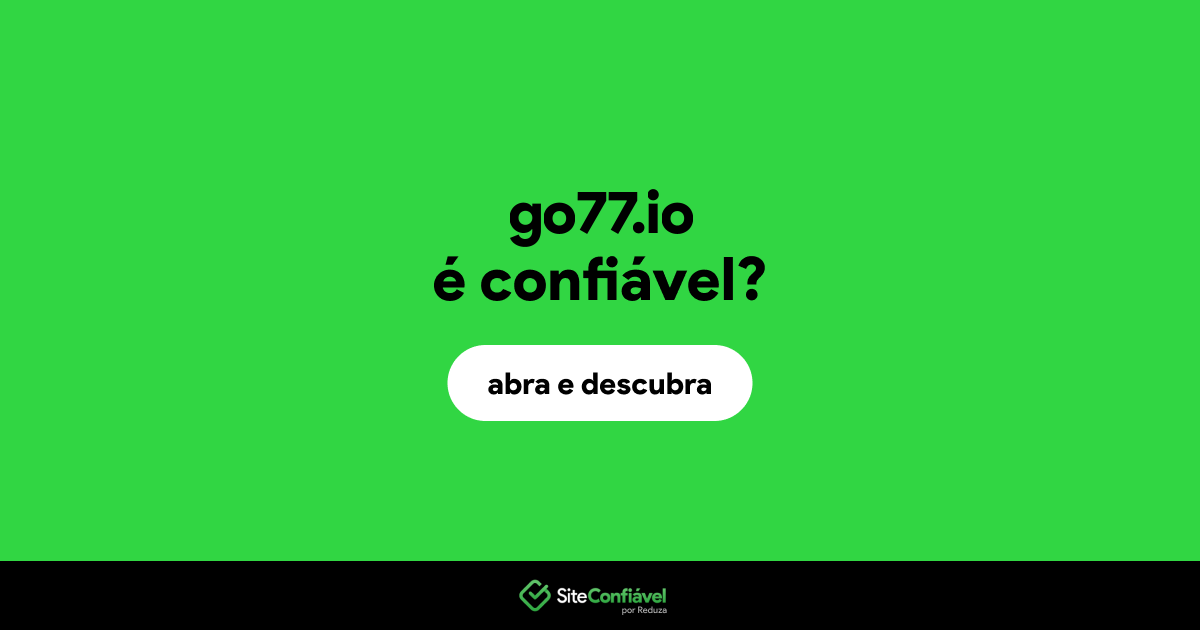 O site go77.io é confiável?
