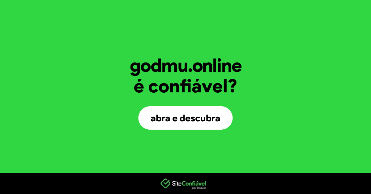O site godmu.online é confiável?