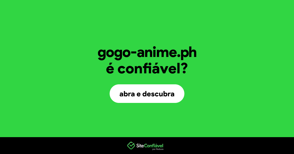 O site gogo-anime.ph é confiável?